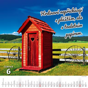 Kadibudky nástěnný kalendář 2026