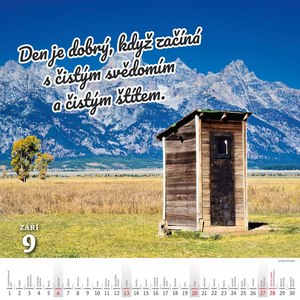 Kadibudky nástěnný kalendář 2026