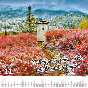 Kadibudky nástěnný kalendář 2026