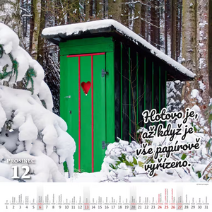 Kadibudky nástěnný kalendář 2026