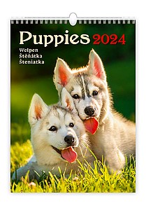 Kalendář Štěňátka 2026 - reklamní kalendáře