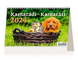 Kamarádi 2024, stolní kalendář - reklamní kalendáře