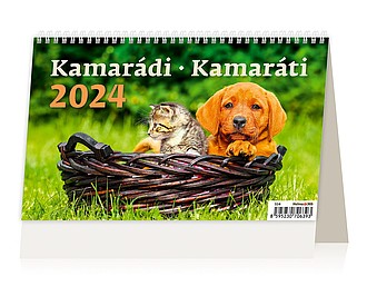 Kamarádi 2025, stolní kalendář - reklamní kalendáře