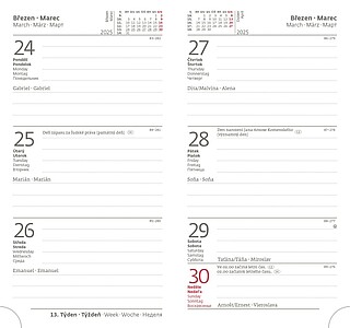 Kapesní diář Vario Blue design 2026