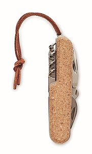 Kapesní nůž, 7 funkcí, povrch rukojeti z korku