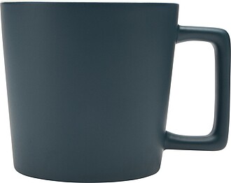 KARAY Keramický hrnek o objemu 370 ml s matným povrchem, modrošedá