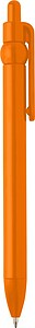 KARINO Propiska z recyklovaného plastu, černá náplň, oranžová