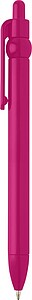 KARINO Propiska z recyklovaného plastu, černá náplň, růžová
