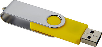 KARKULA USB flash disk kapacita 16GB, stříbrno žlutá