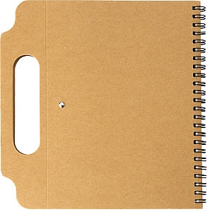 Kartónový zápisník s lepícími lístky - reklamní zápisník