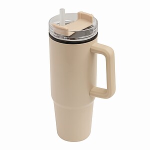 KEFALON Dvoustěnný XXL hrnek, 900 ml, béžová