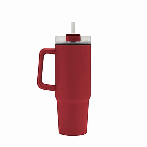 KEFALON Dvoustěnný XXL hrnek, 900 ml, červená