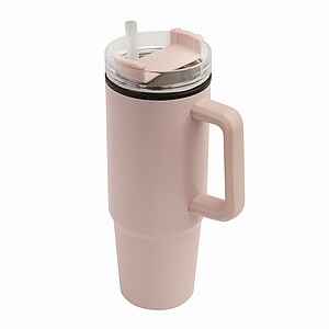 KEFALON Dvoustěnný XXL hrnek, 900 ml, růžová