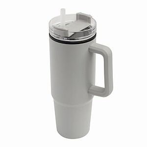 KEFALON Dvoustěnný XXL hrnek, 900 ml, světle šedá