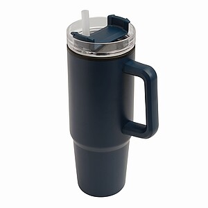 KEFALON Dvoustěnný XXL termohrnek, 900 ml, námořní modrá - termohrnek s vlastním potiskem