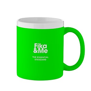 Keramický hrnek 300 ml, fluo zelená