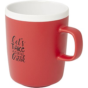 Keramický hrnek, 310ml, červený