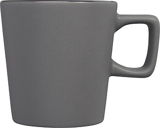 Keramický hrnek o objemu 280 ml, šedá