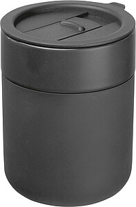 Keramický kelímek se silikonovým povrchem, antracitová