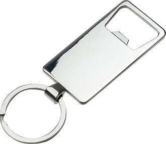 Klíčenka s otvírákem na lahve, hnědá