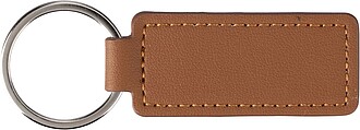 Klíčenka z jablečné kůže, hnědá - klíčenky s potiskem