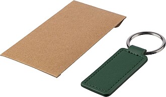 Klíčenka z jablečné kůže, zelená