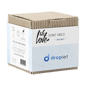 Kokosová svíčka We Love The Planet, arctic white