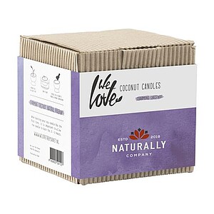 Kokosová svíčka We Love The Planet, charming chestnut
