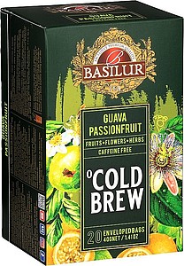 KOLTER Porcovaný ledový čaj Cold Brew Guava Passionfruit, 20 x 2 g