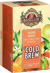 KOLTER Porcovaný ledový čaj Cold Brew Orange Mango, 20 x 2 g