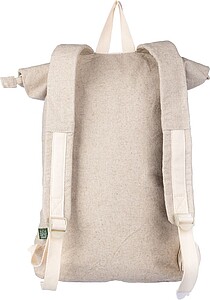 Konopný rolovací batoh, khaki