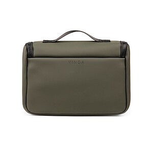 Kosmetická taška s háčkem, zelená