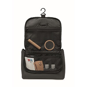 Kosmetická závěsná taška z PU, černá