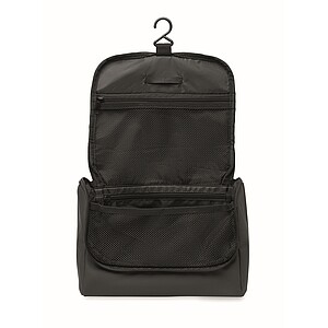 Kosmetická závěsná taška z PU, černá