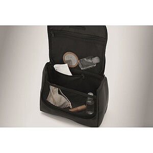 Kosmetická závěsná taška z PU, černá