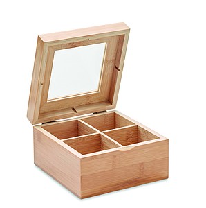 Krabička na čaje, vyrobeno z bambusu ekologické předměty