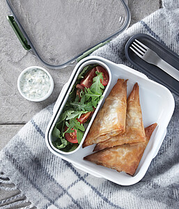 Krabička na jídlo , tmavě zelená