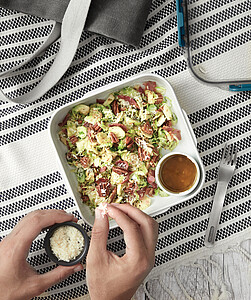 Krabička na jídlo, tyrkysová