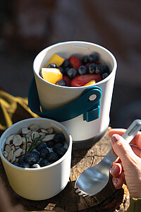 Krabička na jídlo, tyrkysová