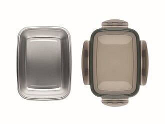 Krabička na oběd 850 ml, šedá