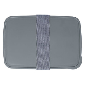 Krabička na oběd z recyklovaného plastu, 600ml, šedá