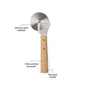 Kráječ na pizzu, hnědá