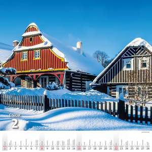 Krásy venkova nástěnný kalendář 2026