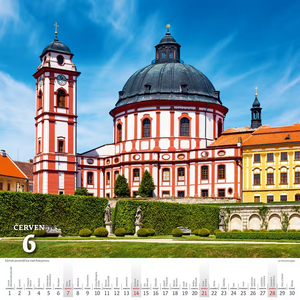 Křížem krážem Českou republikou nástěnný kalendář 2026