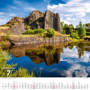 Křížem krážem Českou republikou nástěnný kalendář 2026