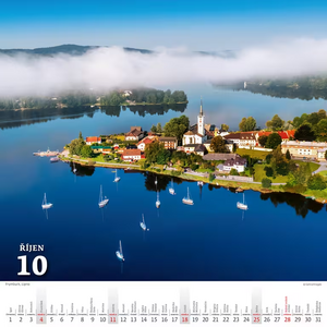 Křížem krážem Českou republikou nástěnný kalendář 2026