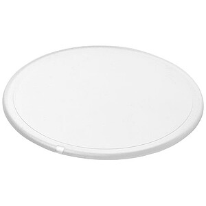 Kulatý plastový podtácek se zkoseným okrajem, průhledný