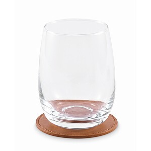 Kulatý podtácek z PU, Hnědá