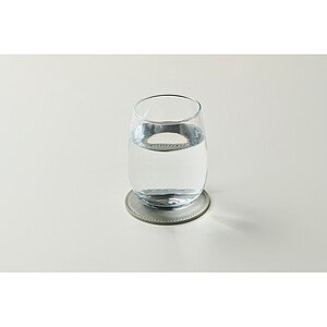 Kulatý podtácek z PU, tmavě šedá