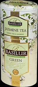 LABAR - Basilur 2v1 Jasmine & Green plech 30g & 70g - reklamní předměty